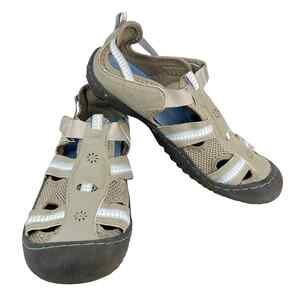 JSport by Jambu Regatta Hybrid Water Shoes Sandals Sneaker 10 Gray Blue